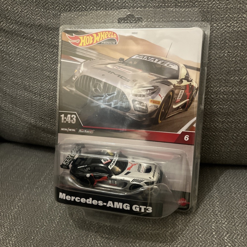 Hot Wheels Premium 2024 Mercedes-AMG GT3 1:43 Scale  Brand New Sealed